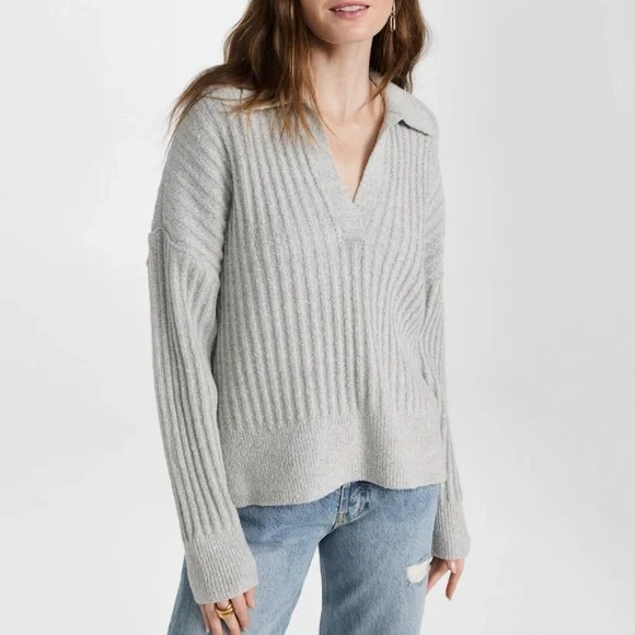 Pistola Zoe Relaxed Polo Sweater - Picture 2 of 10